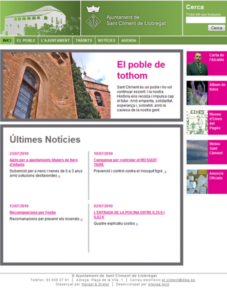 Home page